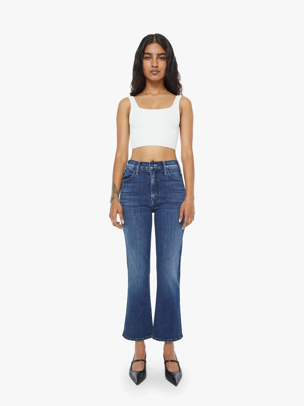 Mother PETITES Lil’ Hustler Ankle Blue Jean Sz 28